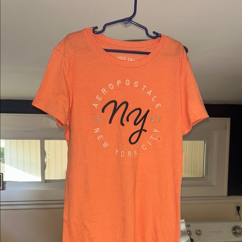 Aeropostale Vibrant Orange NYC Tee